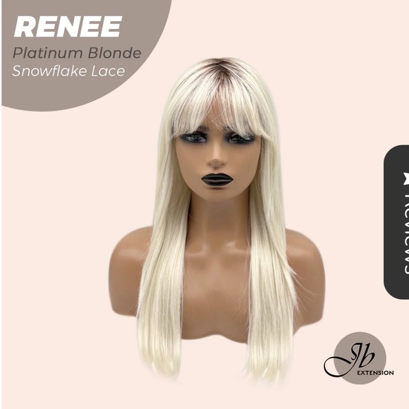 JBEXTENSION Renee - Platinum Blonde BNWT | Synthetic Lacefront Wig - Picture 3 of 8